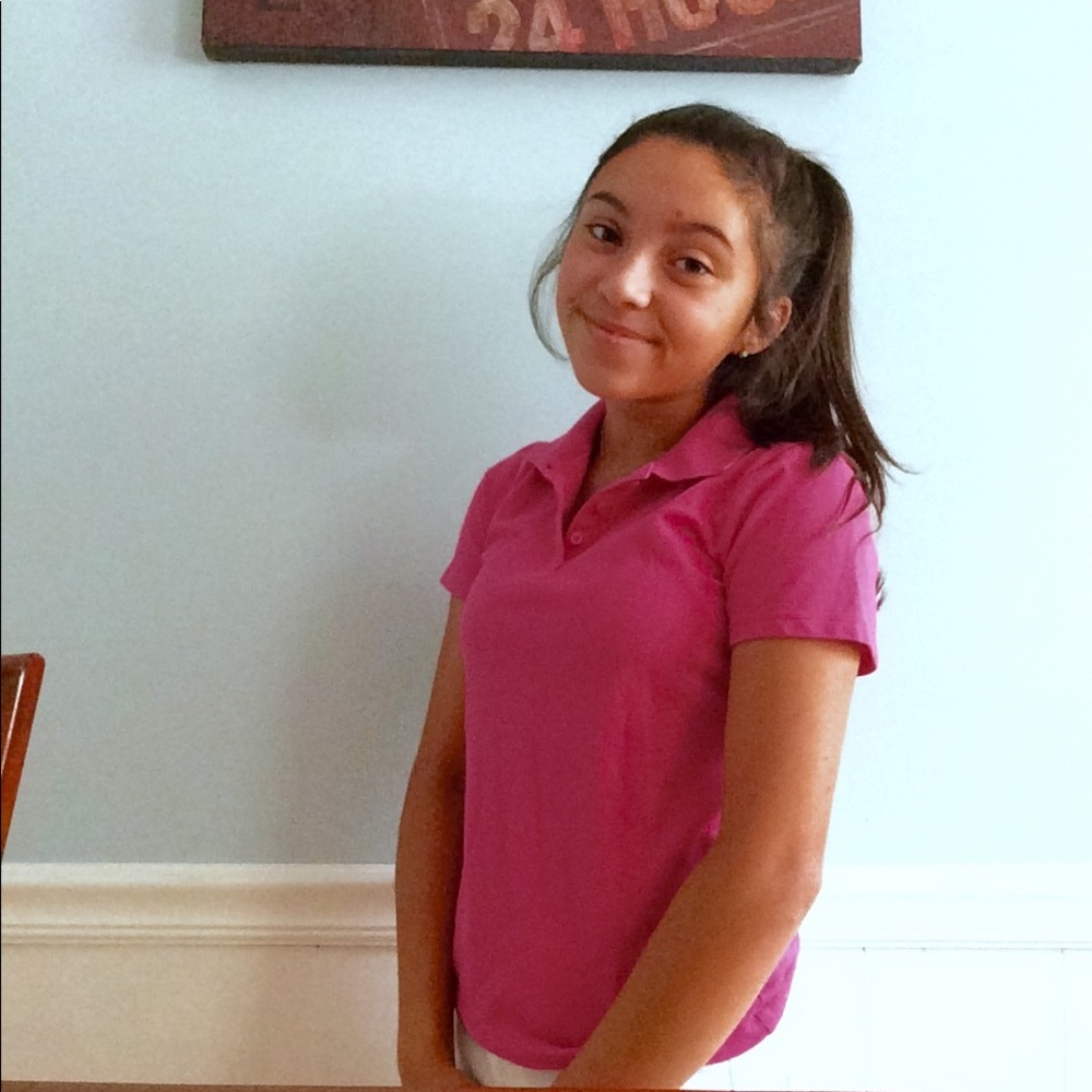 pink polo